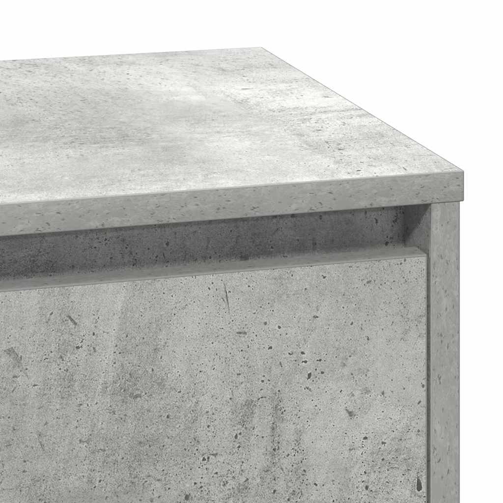 Natskab Beton Grå 71 x 34,5 x 75 cm Konstrueret træ