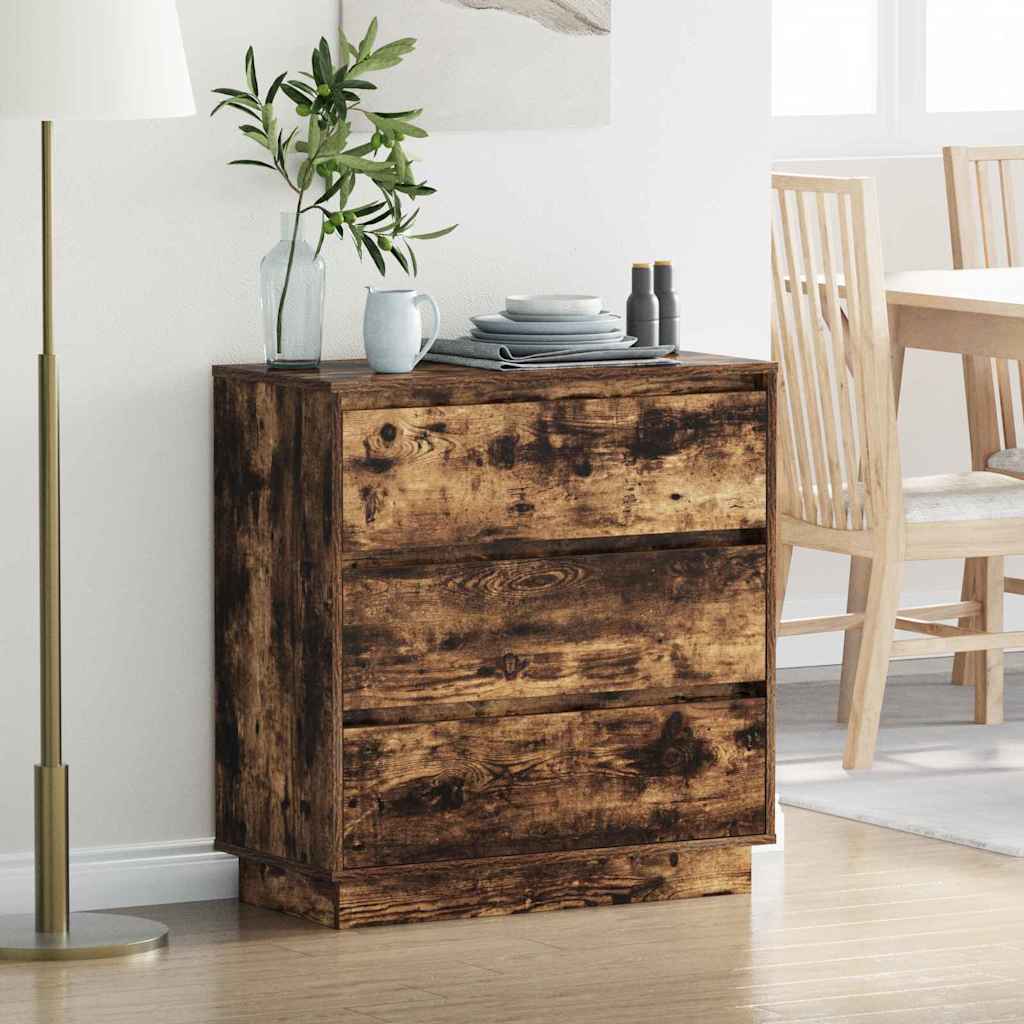 Natskab Røget eg 71 x 34,5 x 75 cm Konstrueret træ