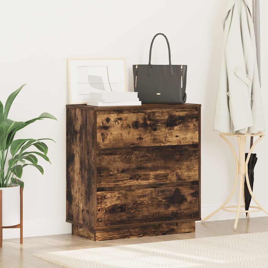 Natskab Røget eg 71 x 34,5 x 75 cm Konstrueret træ