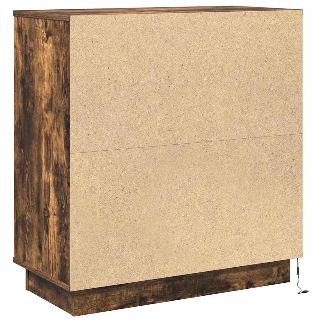 Natskab Røget eg 71 x 34,5 x 75 cm Konstrueret træ