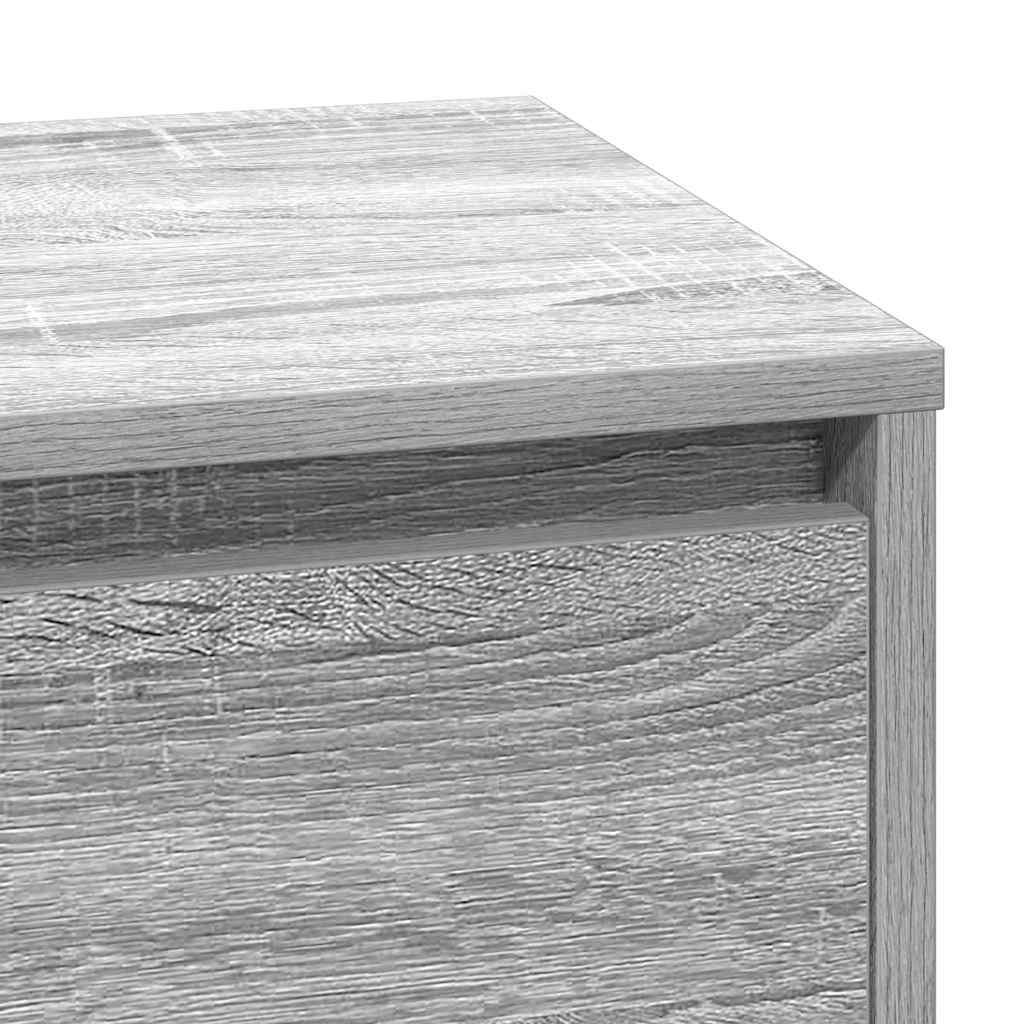 Natskab Grå 71 x 34,5 x 75 cm Konstrueret træ