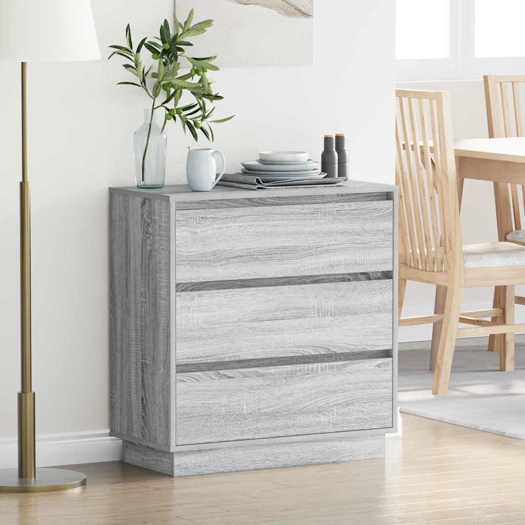 Natskab Grå 71 x 34,5 x 75 cm Konstrueret træ