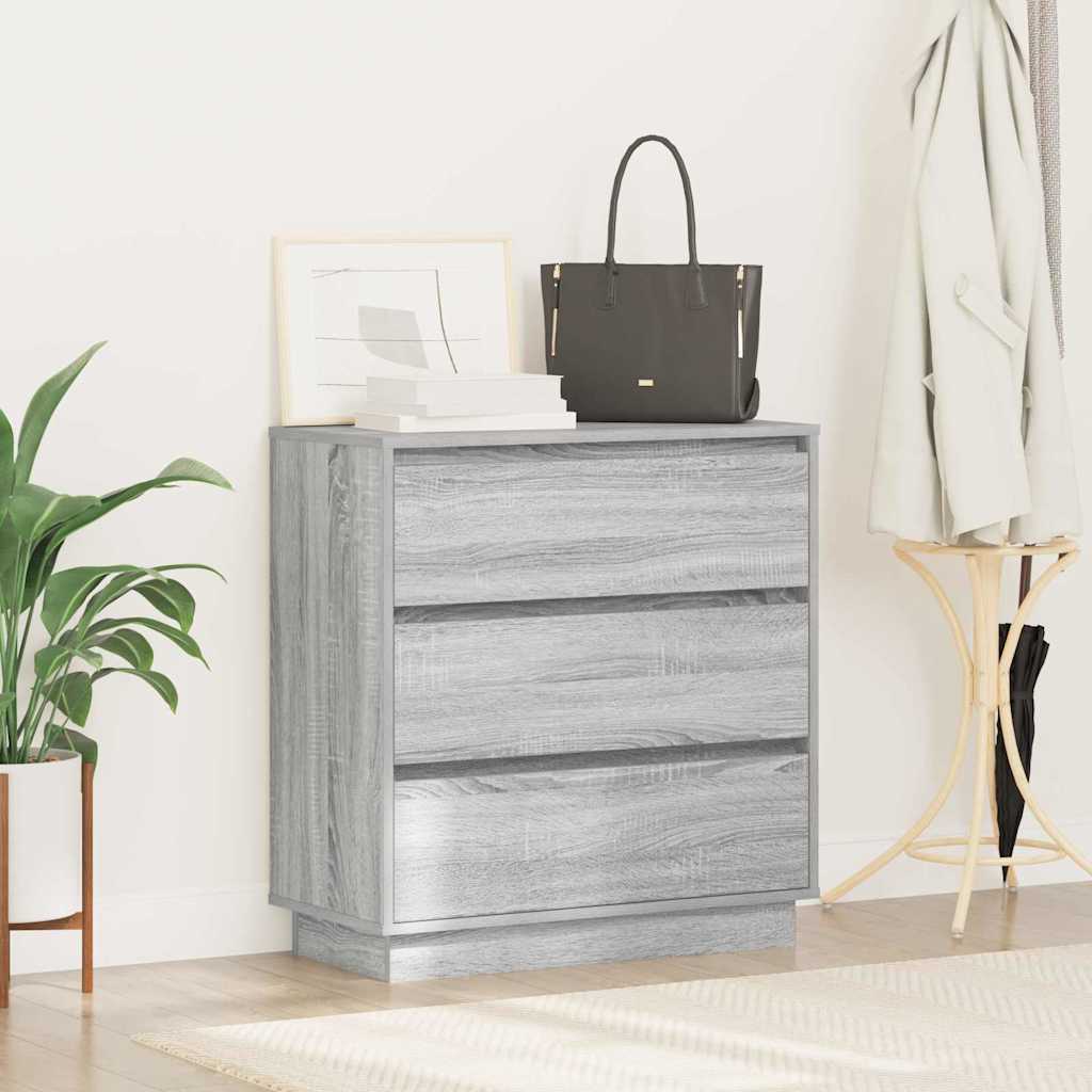 Natskab Grå 71 x 34,5 x 75 cm Konstrueret træ