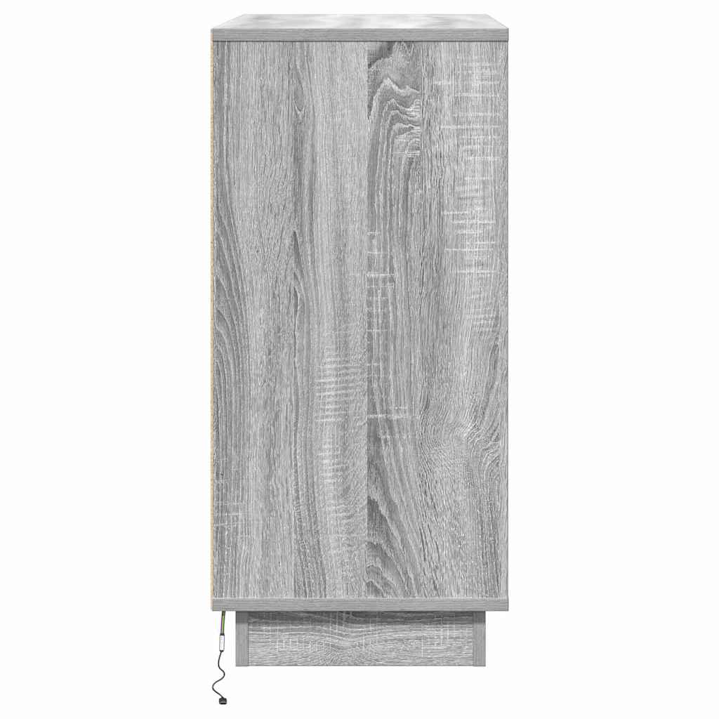 Natskab Grå 71 x 34,5 x 75 cm Konstrueret træ