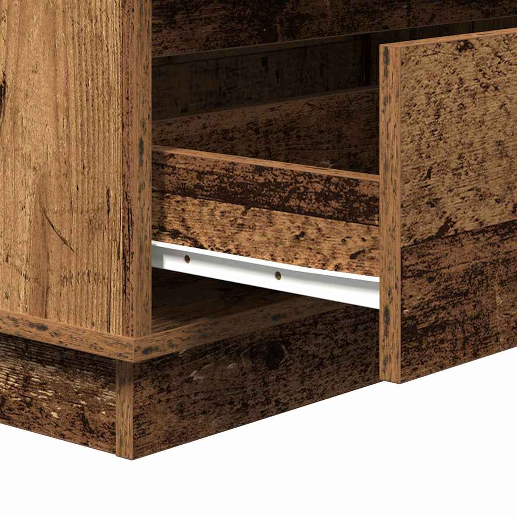 Natskab Gammelt træ 71 x 34,5 x 75 cm Konstrueret træ