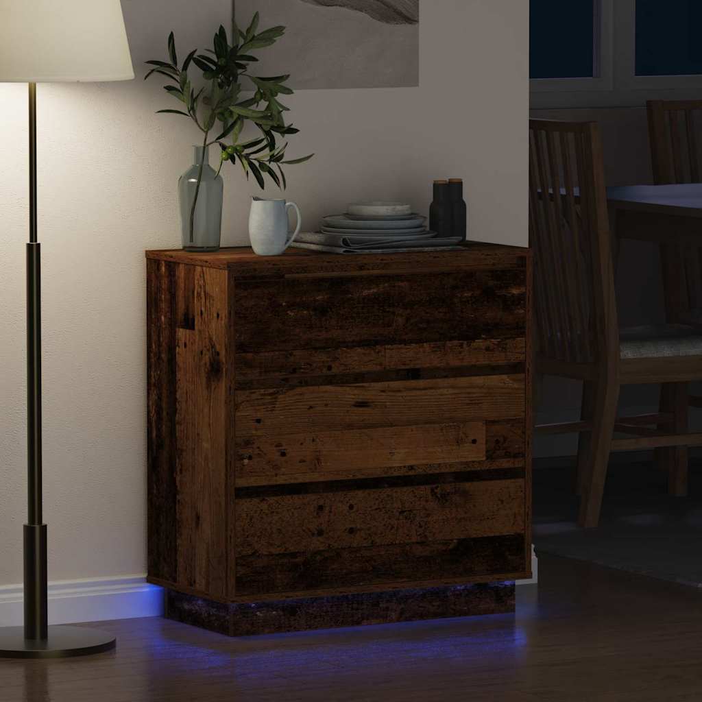Natskab Gammelt træ 71 x 34,5 x 75 cm Konstrueret træ
