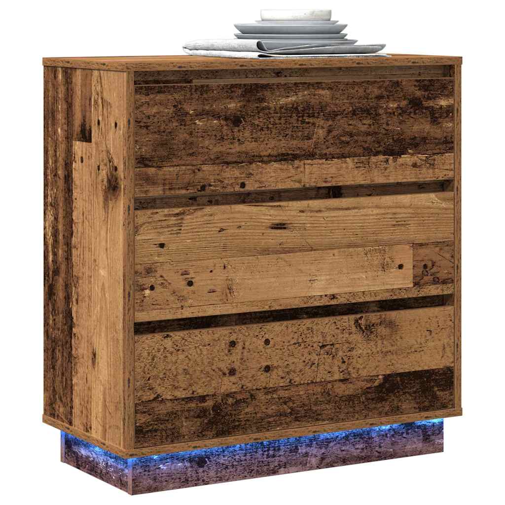 Natskab Gammelt træ 71 x 34,5 x 75 cm Konstrueret træ