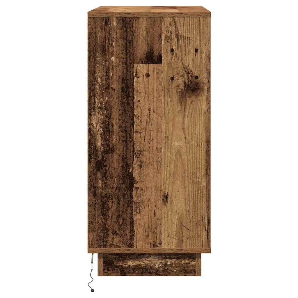 Natskab Gammelt træ 71 x 34,5 x 75 cm Konstrueret træ