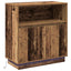 LED Sideboard Gammelt træ 71 x 34,5 x 75 cm Konstrueret træ