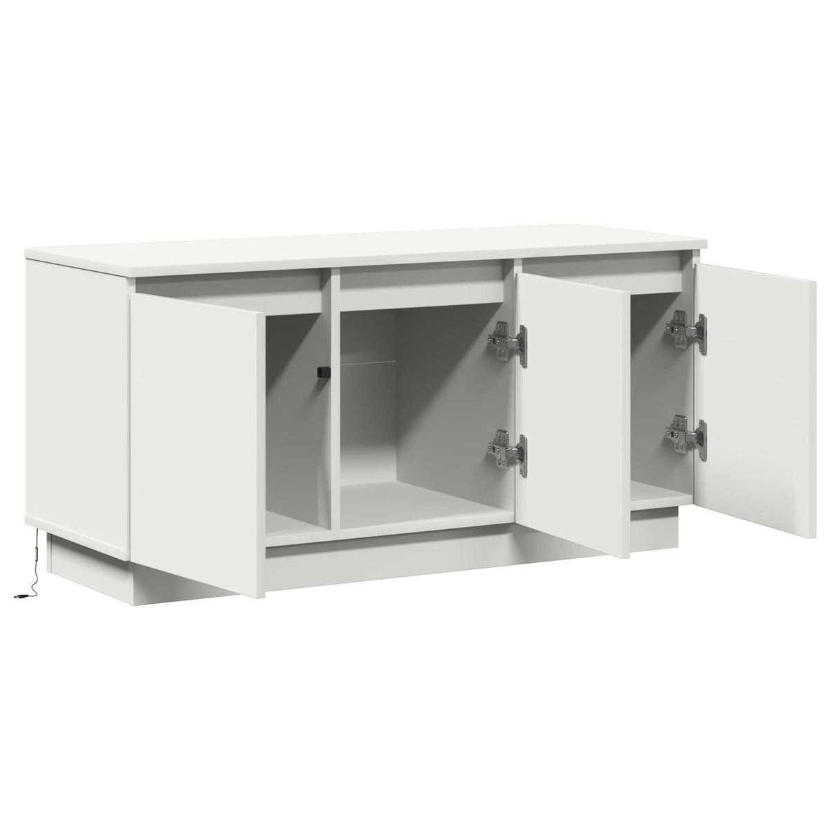 TV-skab 100 x 38 x 49 cm Hvid Konstrueret træ