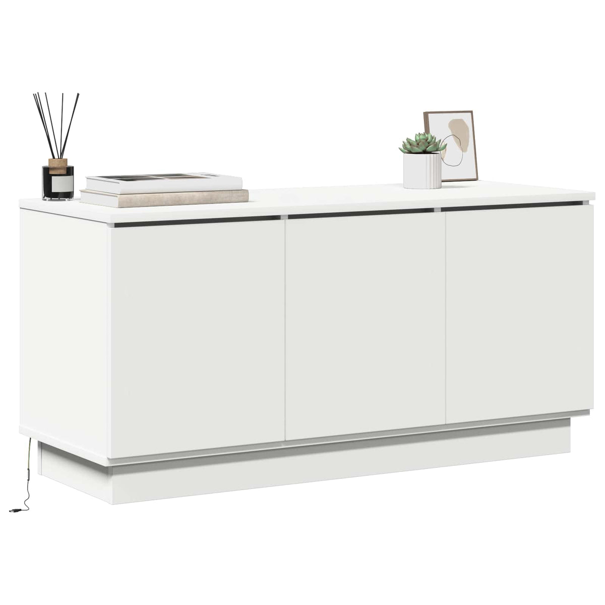 TV-skab 100 x 38 x 49 cm Hvid Konstrueret træ