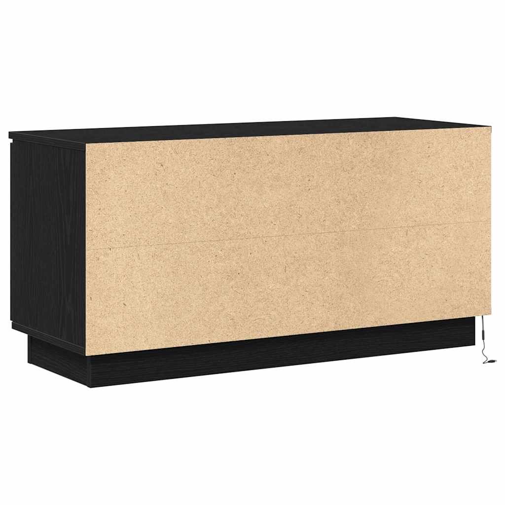 TV-skab 100 x 38 x 49 cm Sort eg Konstrueret træ