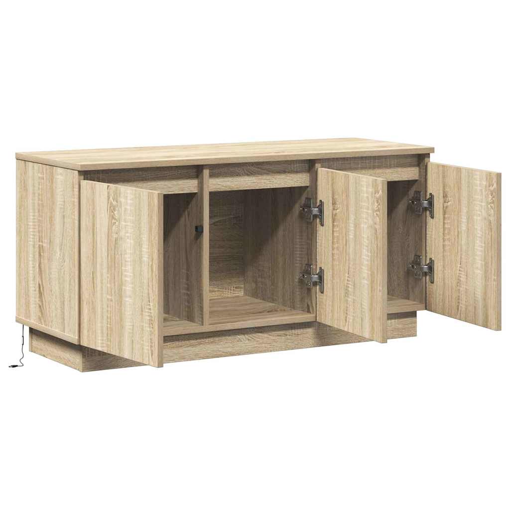 TV-skab 100 x 38 x 49 cm Sonoma eg Konstrueret træ