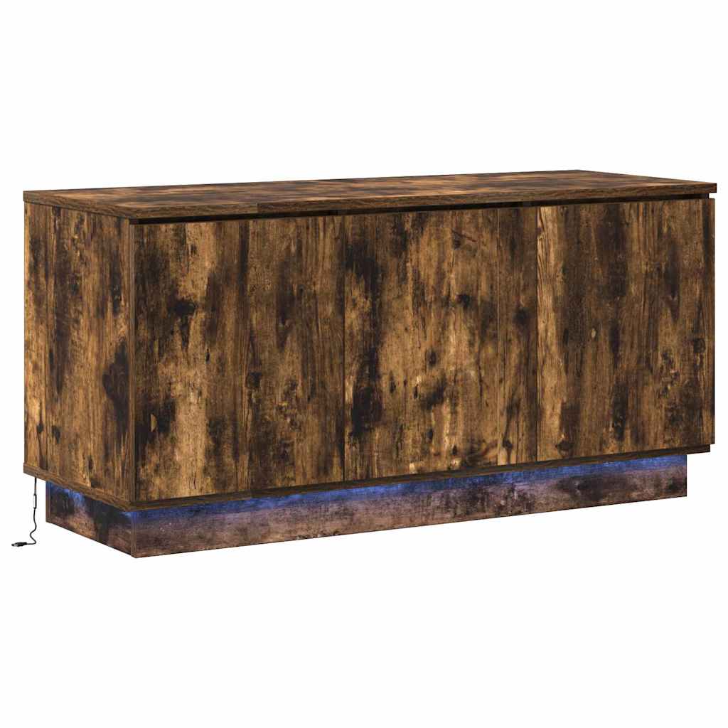 TV-skab 100 x 38 x 49 cm Røget eg Konstrueret træ