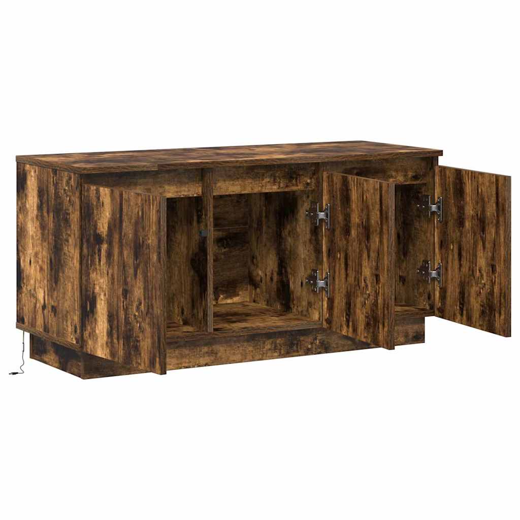 TV-skab 100 x 38 x 49 cm Røget eg Konstrueret træ