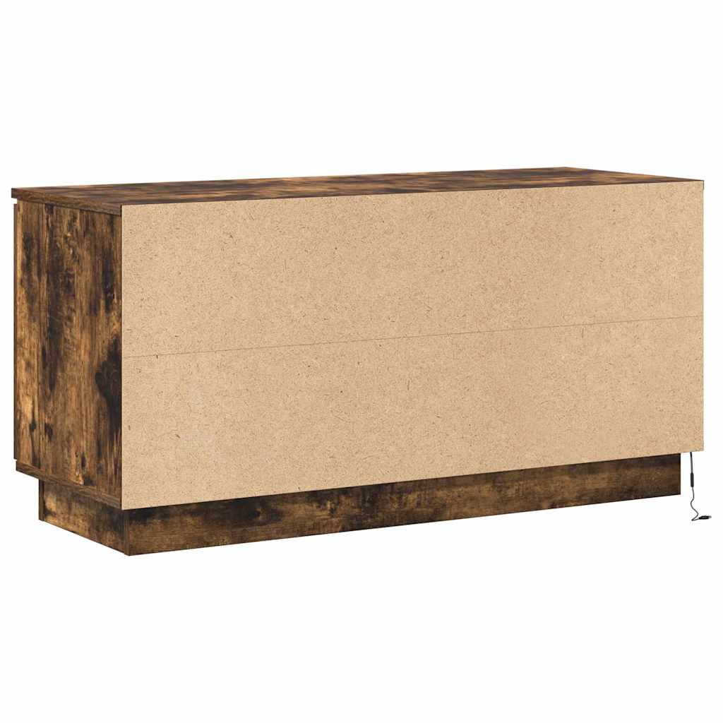 TV-skab 100 x 38 x 49 cm Røget eg Konstrueret træ