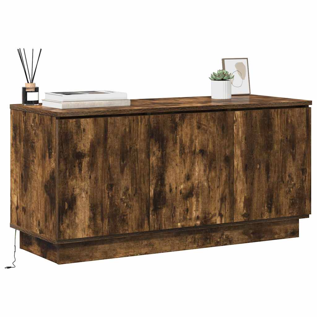 TV-skab 100 x 38 x 49 cm Røget eg Konstrueret træ
