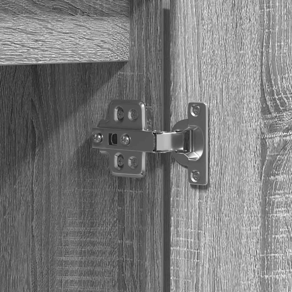 TV-skab 100 x 38 x 49 cm Grå Sonoma Konstrueret træ