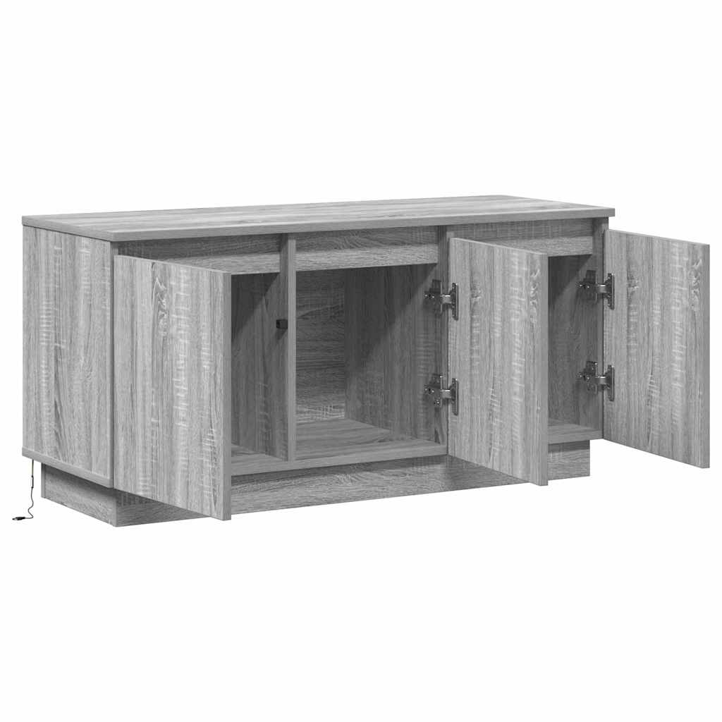 TV-skab 100 x 38 x 49 cm Grå Sonoma Konstrueret træ
