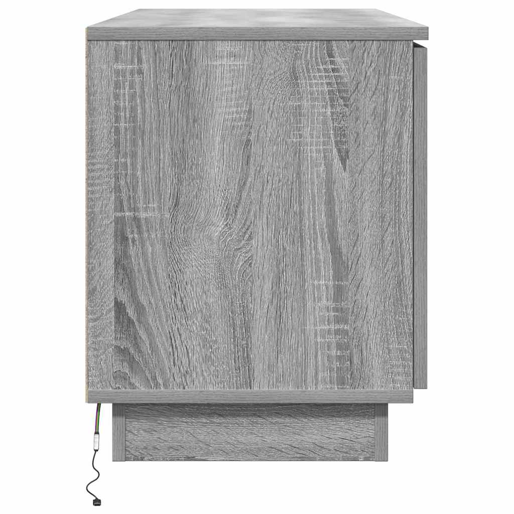 TV-skab 100 x 38 x 49 cm Grå Sonoma Konstrueret træ