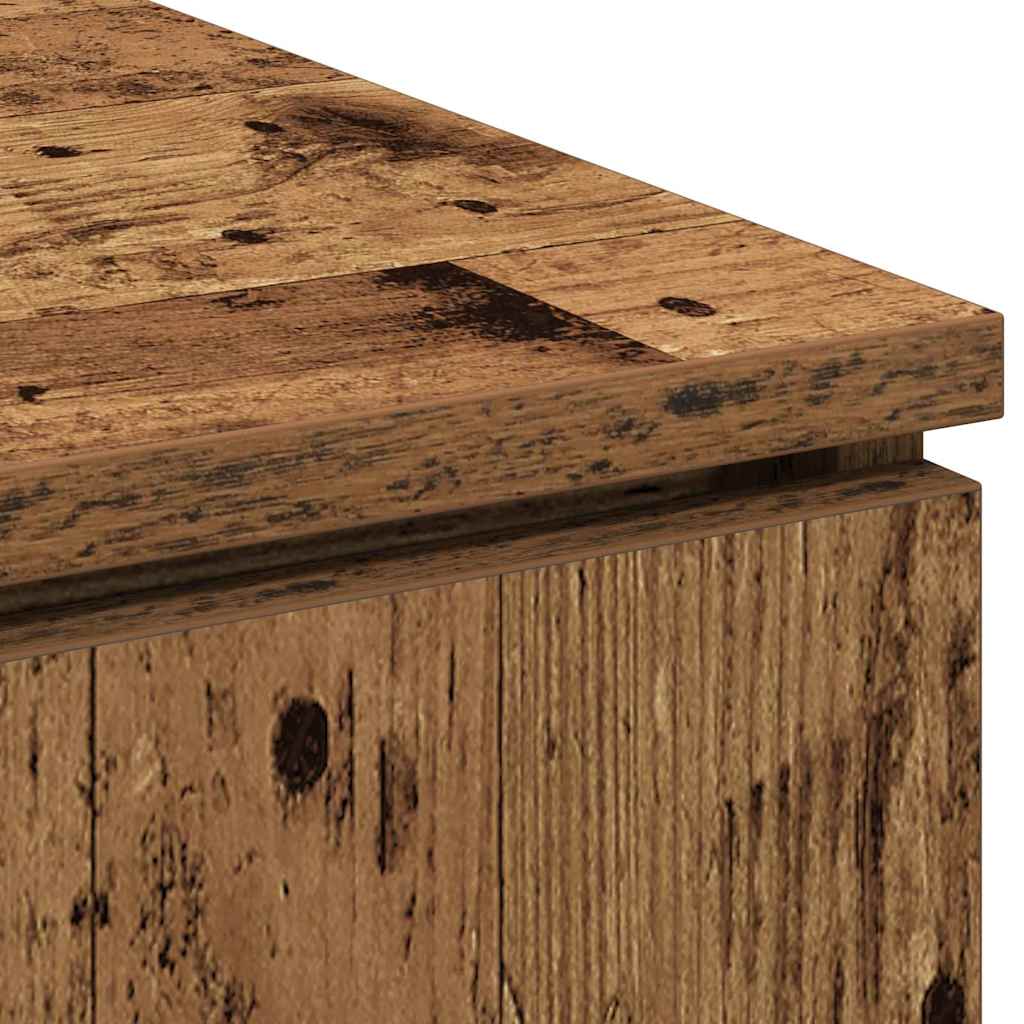 TV-skab 100 x 38 x 49 cm Gammelt træ Konstrueret træ