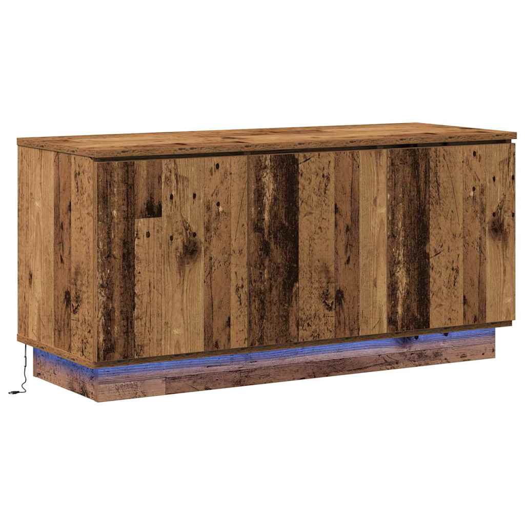 TV-skab 100 x 38 x 49 cm Gammelt træ Konstrueret træ