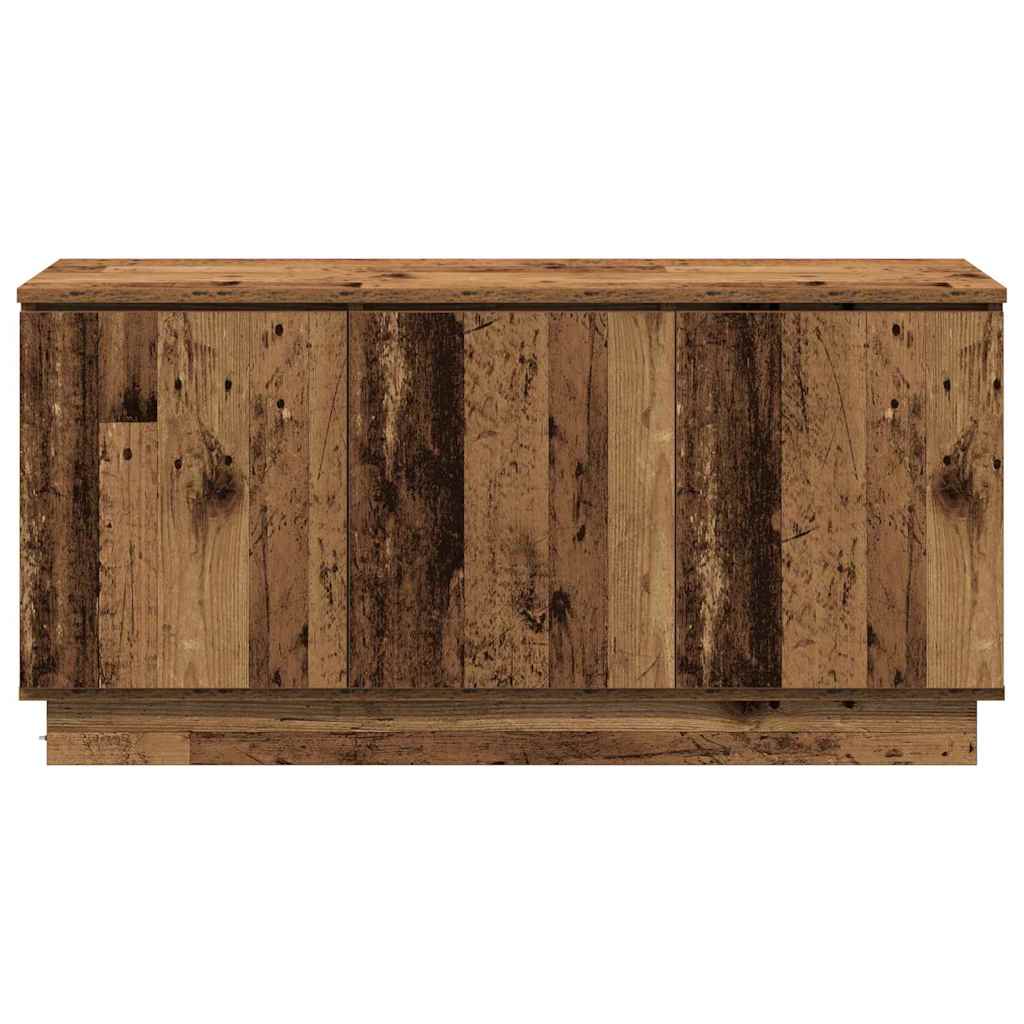 TV-skab 100 x 38 x 49 cm Gammelt træ Konstrueret træ
