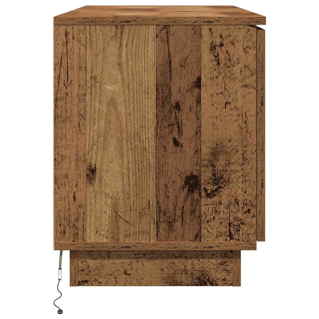 TV-skab 100 x 38 x 49 cm Gammelt træ Konstrueret træ