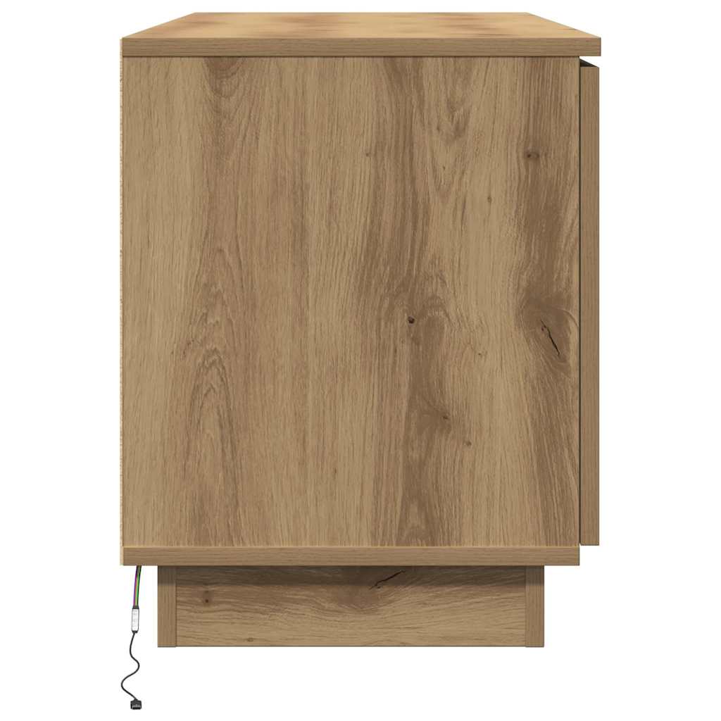 TV-skab 100 x 38 x 49 cm Artisan Egetræ Konstrueret træ
