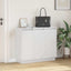 LED Sideboard Hvid 90 x 32 x 75 cm Konstrueret træ