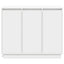 LED Sideboard Hvid 90 x 32 x 75 cm Konstrueret træ