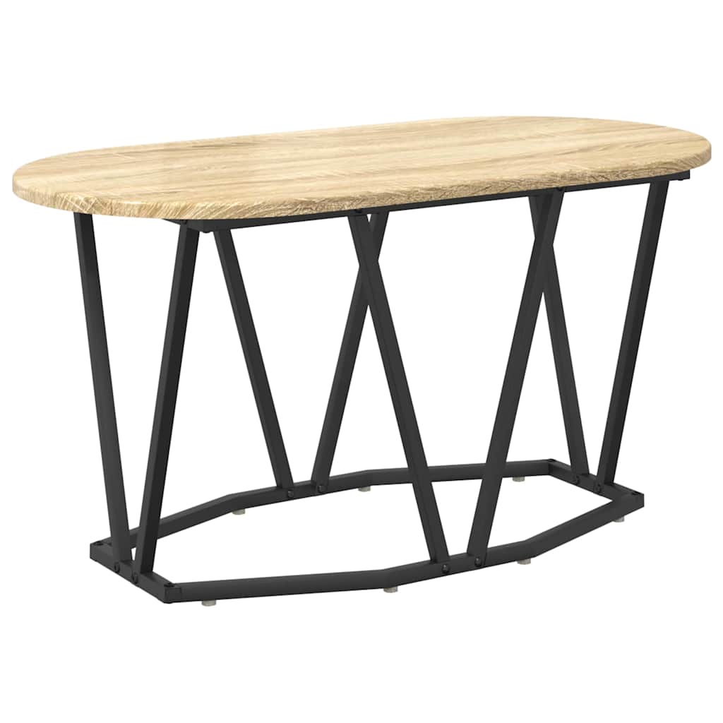 Sofabord Sonoma eg 80 x 40 x 40,5 cm Samlet træ og metal