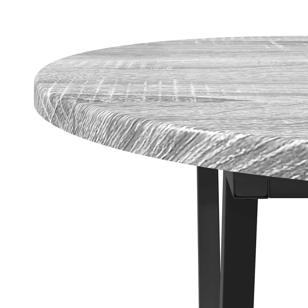 Sofabord Grå 80 x 40 x 40,5 cm Samlet træ og metal