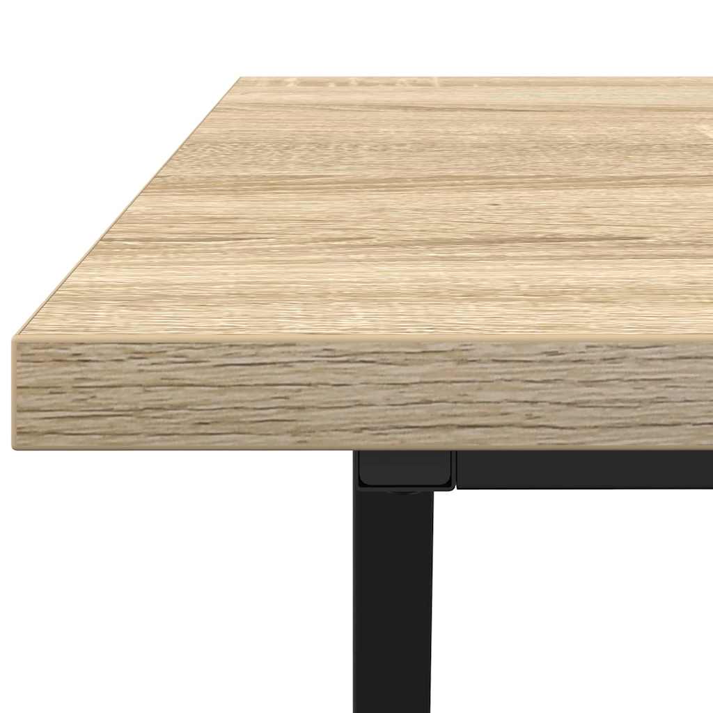 Sofabord Sonoma eg 100 x 50 x 40 cm Samlet træ og metal