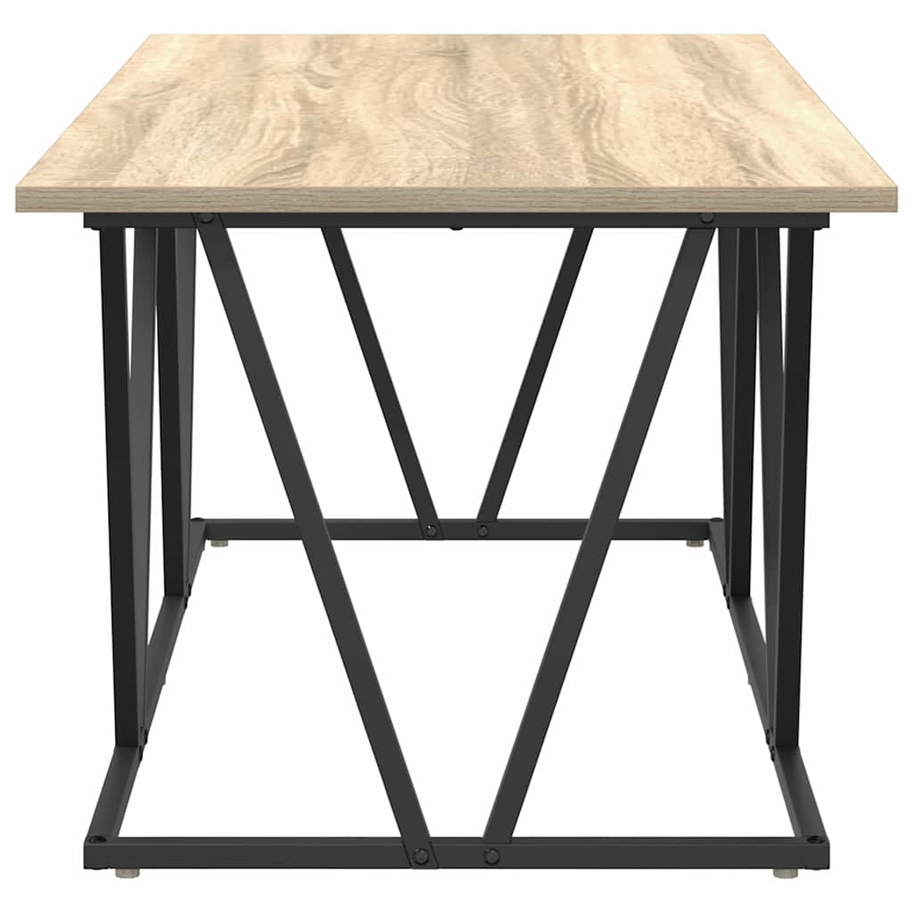 Sofabord Sonoma eg 100 x 50 x 40 cm Samlet træ og metal