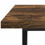 Sofabord Røget eg 100 x 50 x 40 cm Samlet træ og metal