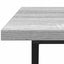 Sofabord Grå 100 x 50 x 40 cm Samlet træ og metal