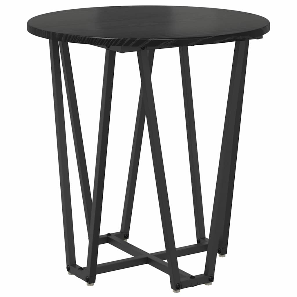 Sidebordssæt 2 stk. Sort eg 50 x 50 x 50,5 cm