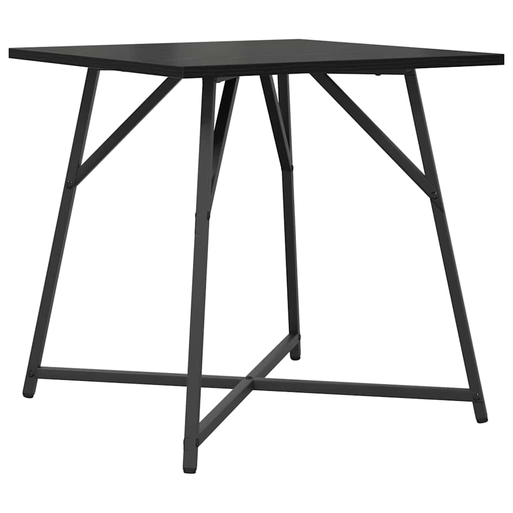 Sidebordssæt 2 stk. Sort eg 50 x 50 x 50 cm