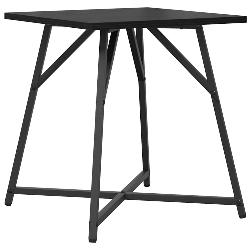 Sidebordssæt 2 stk. Sort eg 50 x 50 x 50 cm