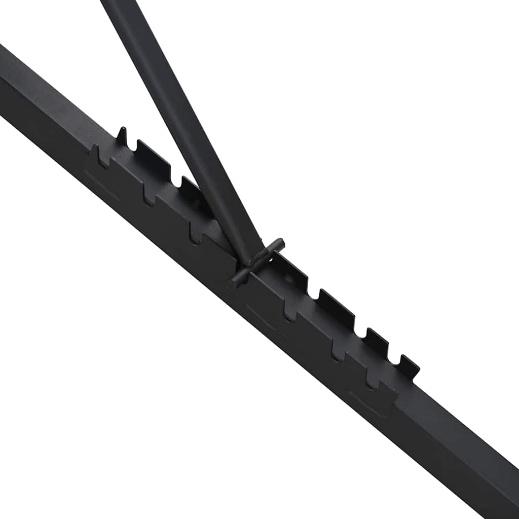 Vægtbænk Sort 131 x 41 x 110 cm Pulverlakeret stål