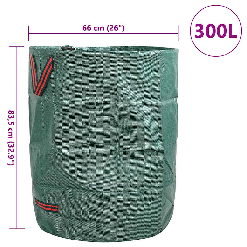 Havematerialeposer 4 stk. 300 l Grøn Polypropylen