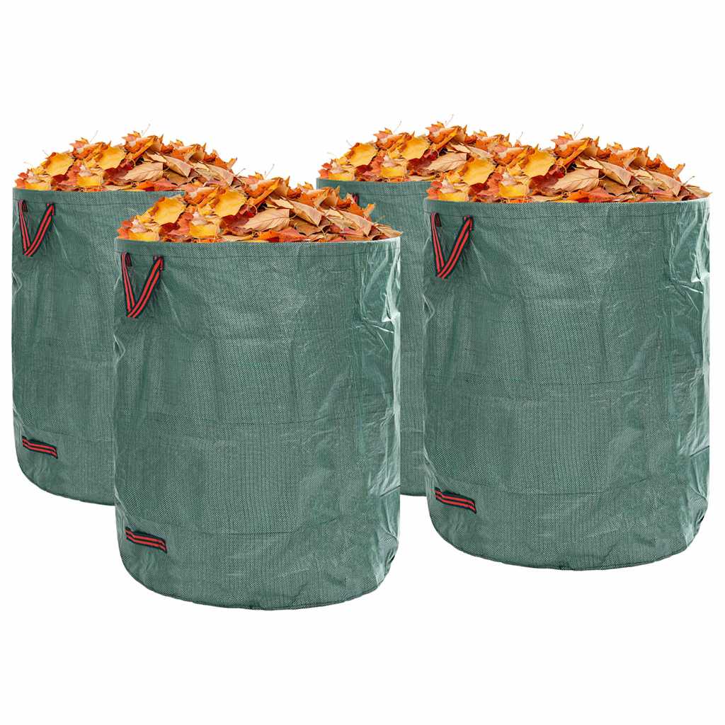 Havematerialeposer 4 stk. 500 l Grøn Polypropylen