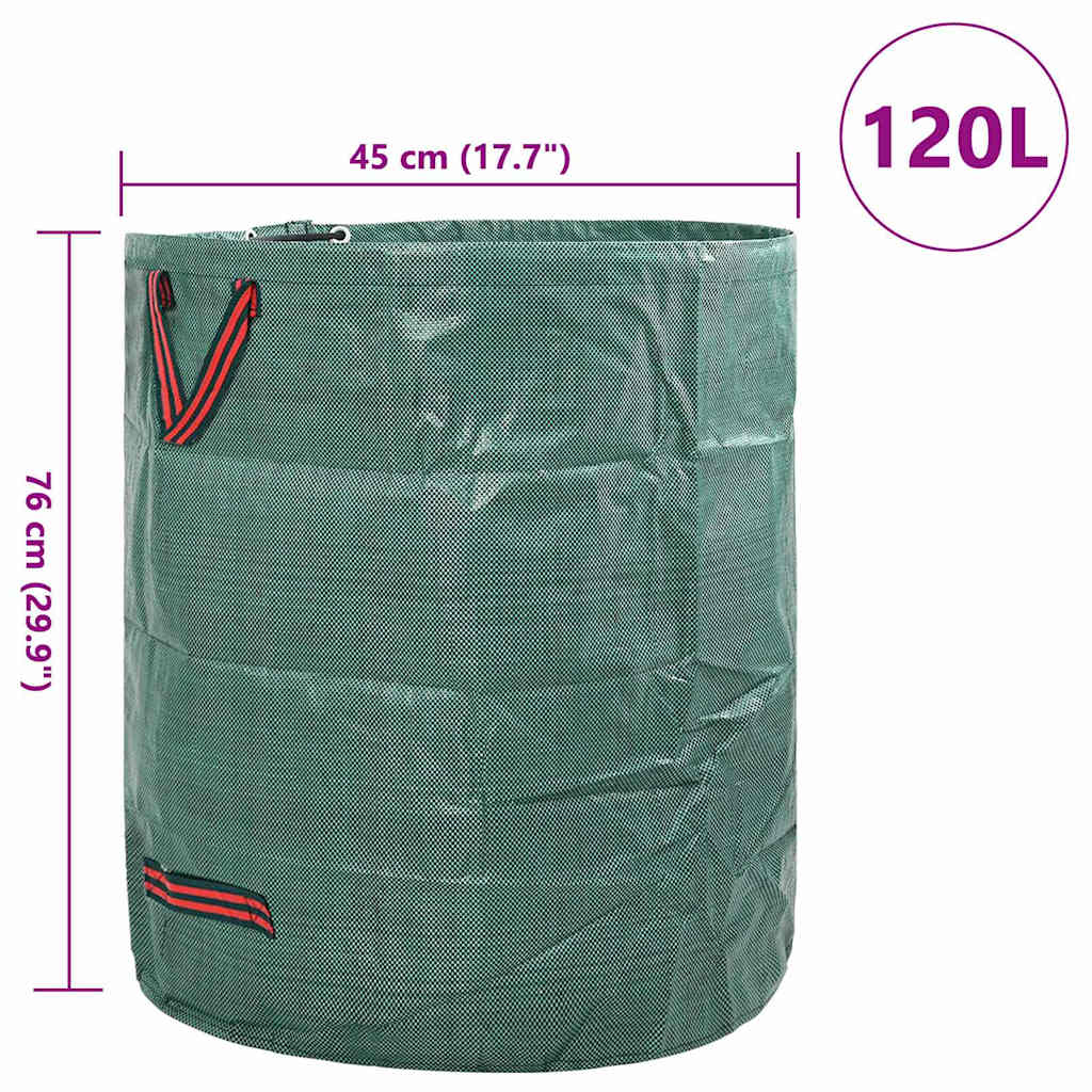 Havematerialeposer 12 stk. 120 l Grøn Polypropylen