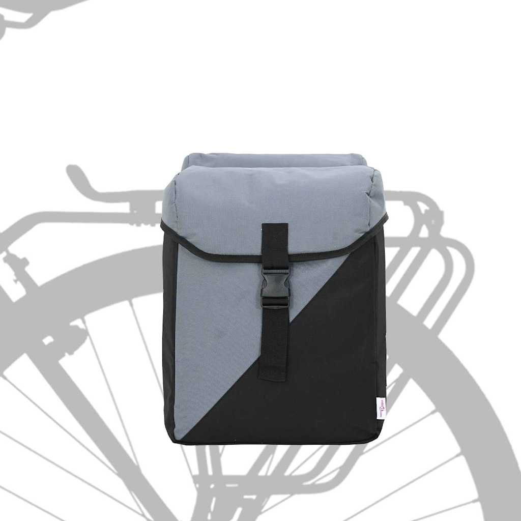 Cykeltaske Grå og sort 31,5 x 15,5 x 40 cm Polyester
