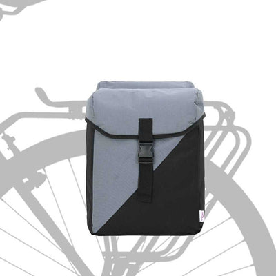 Cykeltaske Grå og sort 31,5 x 15,5 x 40 cm Polyester