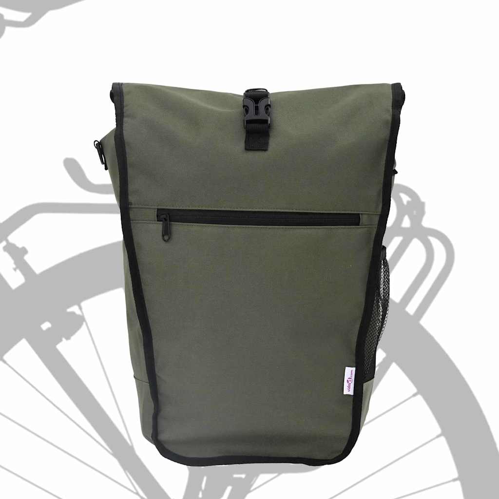 Cykeltaske Olivengrøn 34 x 16 x 59 cm Polyester
