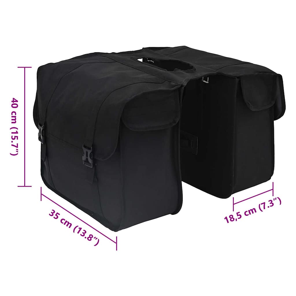 Cykeltaske Sort 40 x 18,5 x 35 cm Polyester