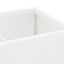 Regn Paraply Stativ Hvid 15,5 x 15,5 x 49 cm Stål