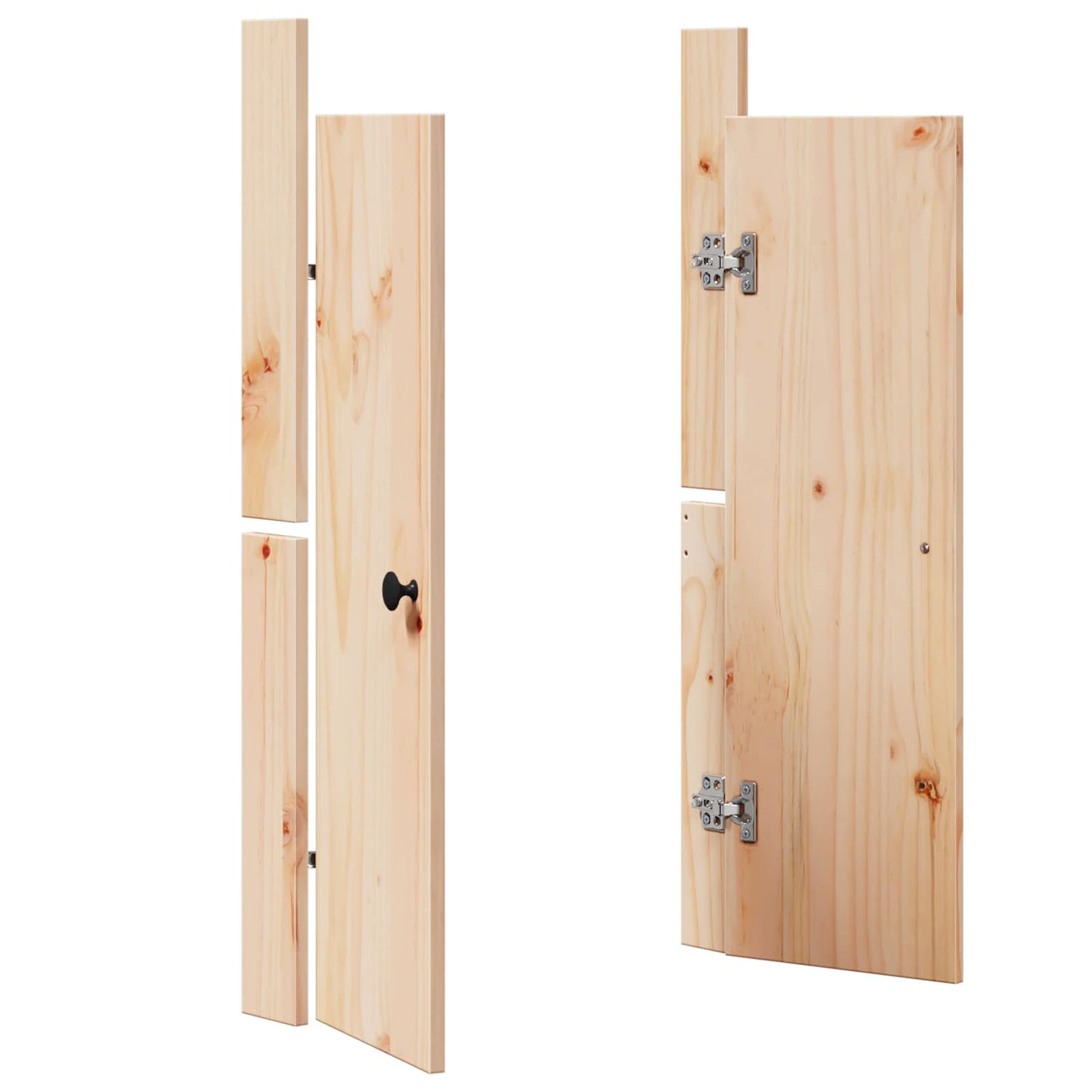 Køkkendør MEPPEL Brun eg 50 x 9 x 82 cm Massivt fyrretræ